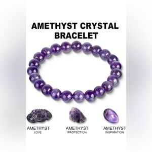 Amethyst Crystal Bracelet
